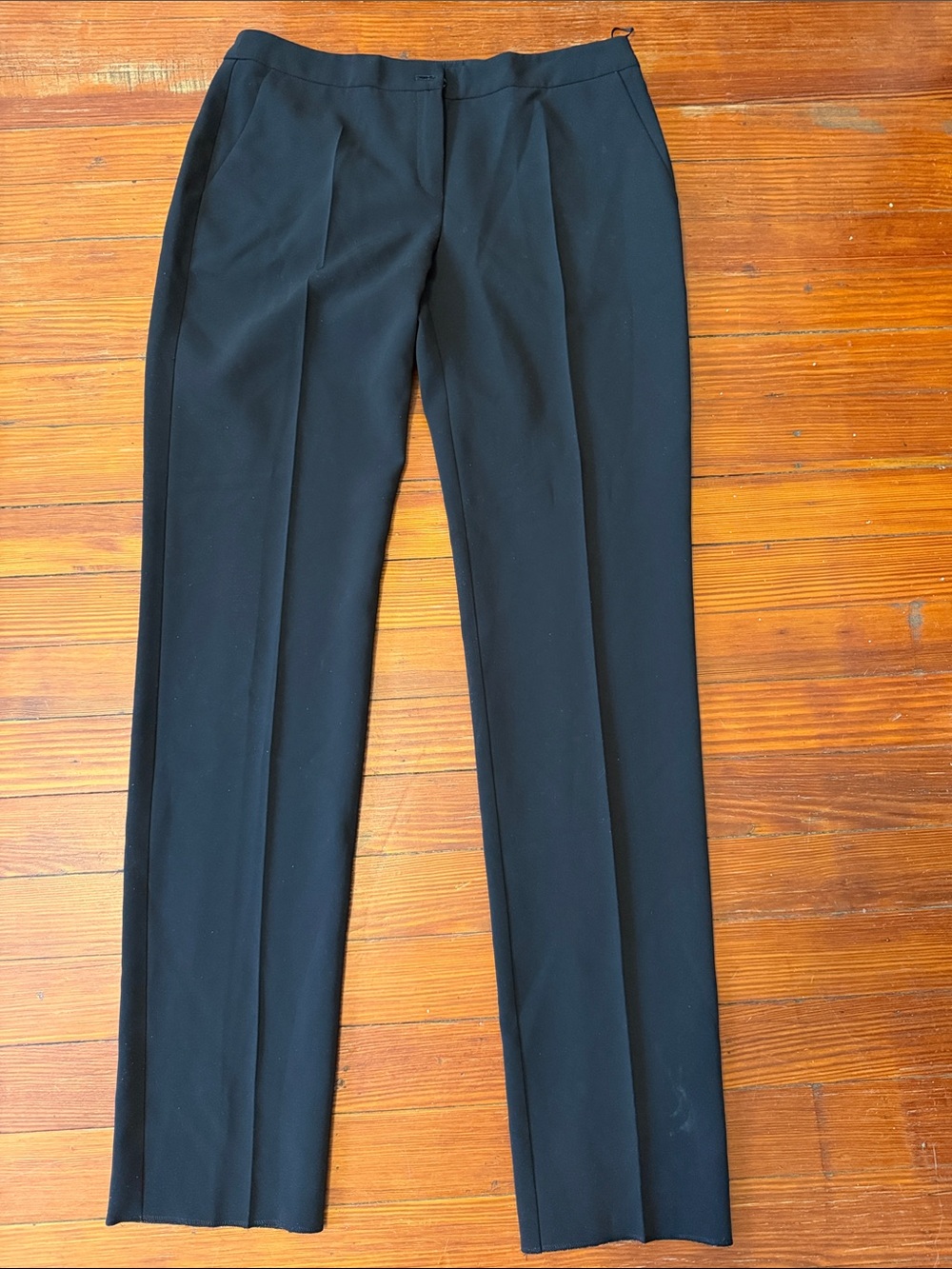 New CHANEL Women’s Black Tailored Dress Trousers size 40